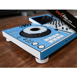 AlphaTheta-XDJ-AZ-custom-skins-BlueWhite-2