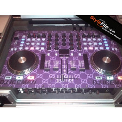 American Audio VMS4 Custom Styleflip Skin Purple Design