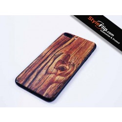 Apple iPhone Wood Grain Design StyleFlip DJ Skin Custom Decal 1