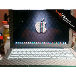 Apple MacBook Pro Inside Custom Styleflip Decal Gucci
