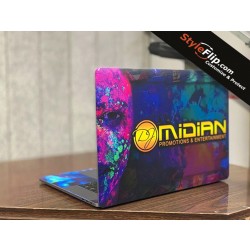 Apple MacBook Pro Skin Decal Art Colorful StyleFlip Design Splash Midian