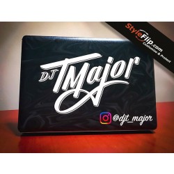 Apple MacBook Pro DJ T Major Black Design StyleFlip Decal