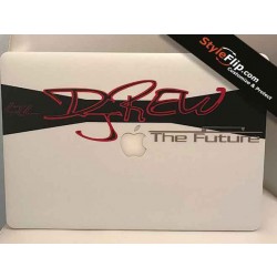 Apple MacBook Pro Custom Skin Clean Red Design