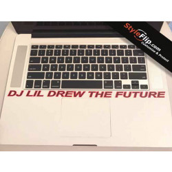 Apple MacBook Pro Custom Skin Clean Red Design Inside