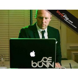 Apple MacBook Pro Skin StyleFlip Decal Joe Bunn Black