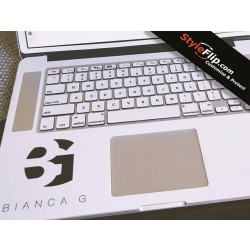 Apple MacBook Pro StyleFlip Custom Wrap Design Bianca White