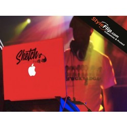 Apple MacBook Pro Custom Skin DJ Glow Nightlife Club Party