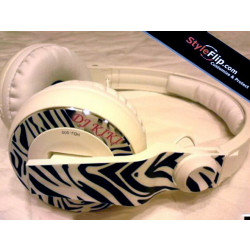 Beats By Dre Custom DJ Kiki Zabra Print Black And White