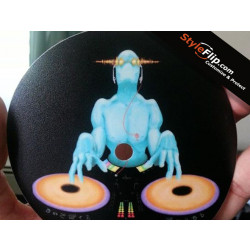 Blue Man Record Label DJ Vinyl Styleflip Custom Skin