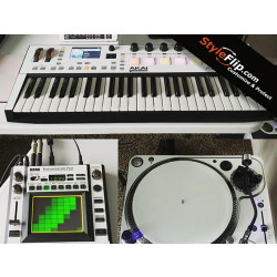 Custom Clean White Simple Skins Korg Koassilator Pro