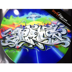 Custom Control Vinyl Serato Rainbow Colorful Street Art