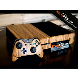 Custom Skin Xbox And Controller Wood Grain Styleflip Decal