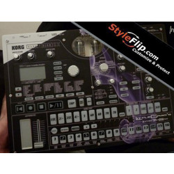Customer Black Korg Electribe SX With Purple Smoke Skin
