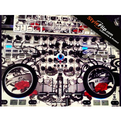 Denon DN MC 6000 MK2 Keyboard Styleflip Custom Skin Skull
