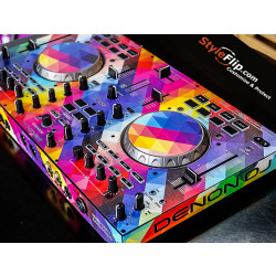 Denon MC 4000 Custom Colorful Pixated Styleflip Skin