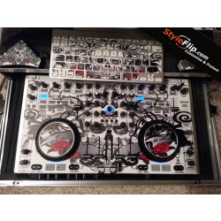 Denon MC6000 & Novation Dicer Custom Styleflip Decal B&W