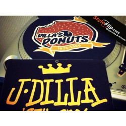 Dillas Donuts Styleflip Black Custom Slipmat J Dilla