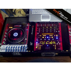 DJ CDUB Setup Custom Red & Black Styleflip Skin Decal