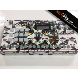 Elektron Analog Rytm Owl Custom Skin Abstract Art Shapes
