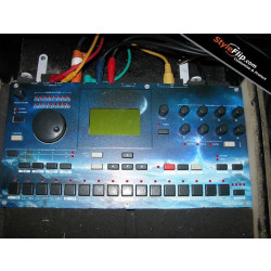 Elektron Machinedrum MK 2 Styleflip Custom Skin Blue