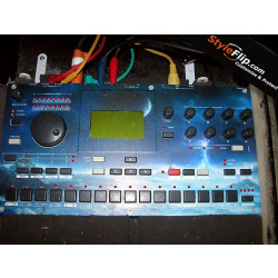 Elektron Machinedrum Styleflip Custom Skin Blue Space