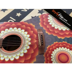 Epiphone FT-100 Custom Flower Skin