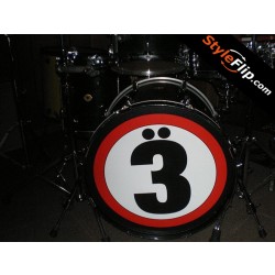 Kick Drum Styleflip Skin Custom 22inch