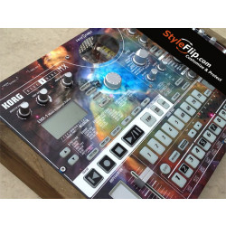 Korg Electribe MX Custom Skin Universe Colors Space