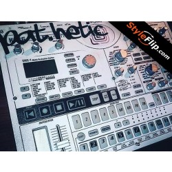 Korg Electribe MX Custom Black White Styleflip Skin