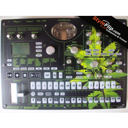 Korg Electribe MX Custom Styleflip Green Weed Skin Decal