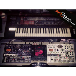 Korg Electribe-MX Custom Styleflip Skin Decal Black White