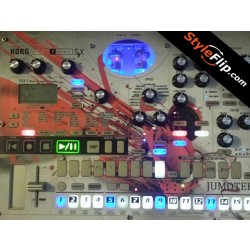 Korg Electribe SX Skin Custom Abstract Design Decal