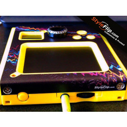 Korg Kaossilator Pro Custom Yellow Skin And Color Swirls