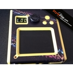 Korg Koassilator Styleflip Custom Skin Yellow Waves Colors