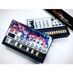 Korg Volca Bass Trippy Universe Skin Custom Decal