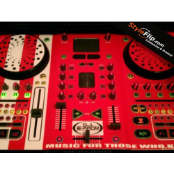 M-Audio Torq Custom Styleflip Skin Red & White Stripes