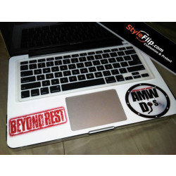 Macbook Pro Custom Inside Styleflip Skin DJ Beyond White Red