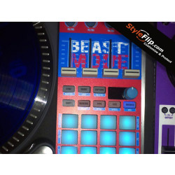 Native instruments Traktor Kontrol F1 Custom Skin Beast mode