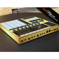 Native Instuments Maschine Plus Gold Texture Back