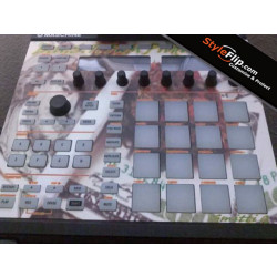 NI-Maschine Custom Styleflip Skin White Decal Money