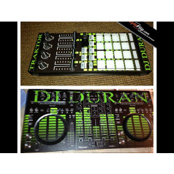 NI Traktor Kontrol F1 Pioneer DDJ T1 DJ Duran Volume Green Skin