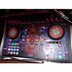 NI TraktorKontrol-S4 Custom Styleflip Skin Decal Psych