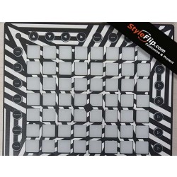Novation LaunchPad Pro Custom Skin Black White Pattern Design