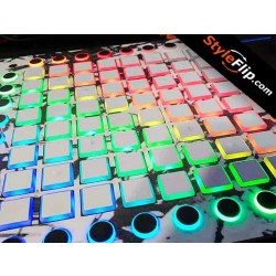 Novation LaunchPad Pro Styleflip Black White Custom Skin