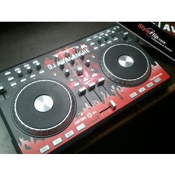 Numark Mixtrack Pro Custom Skin DJ Avalanche Red Crowd