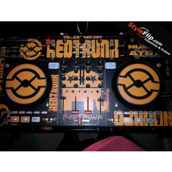 Numark NS6-styleflip Custom Styleflip Skin Decal Red Trunk