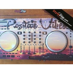 Numark NS6 StyleFlip Skin Decal Positive Vibes Design
