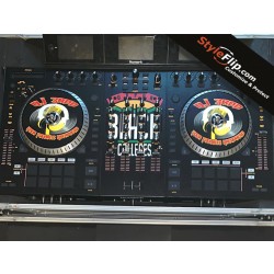 Numark NS7 3 Custom Skin Decal Black Design DJ Creative