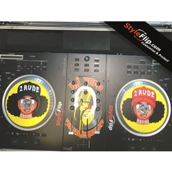 Numark NS7 3 Custom Skin Decal Black Design DJ Creative 2