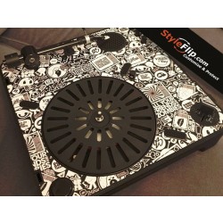 Numark PT01 Scratch Trippy Abstract Design Custom Skin